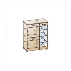 Гостиная Камелия Композиция 6 (Гикори Джексон темный) в Можге - mozhga.ok-mebel.com | фото 7