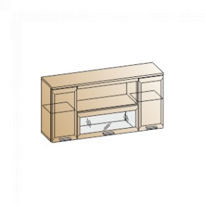 Гостиная Мелисса Композиция 1 (Гикори Джексон светлый) в Можге - mozhga.ok-mebel.com | фото 5