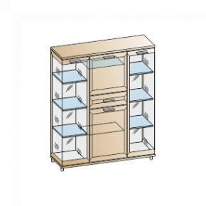 Гостиная Мелисса Композиция 6 (Акация Молдау) в Можге - mozhga.ok-mebel.com | фото 2