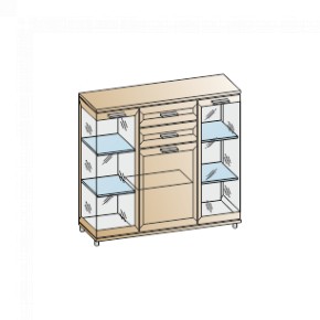 Гостиная Мелисса Композиция 7 (Гикори Джексон светлый) в Можге - mozhga.ok-mebel.com | фото 8