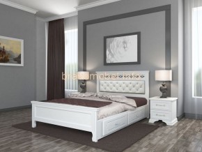 ГРАЦИЯ Кровать из массива 1400 с 2-мя ящиками в Можге - mozhga.ok-mebel.com | фото