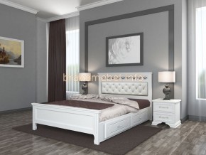 ГРАЦИЯ Кровать из массива 1600 с 2-мя ящиками  в Можге - mozhga.ok-mebel.com | фото