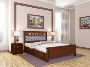 ГРАЦИЯ Кровать из массива 1600 с 2-мя ящиками  в Можге - mozhga.ok-mebel.com | фото 2