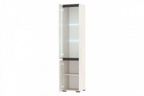 ГРЕТТА Пенал-витрина 1В1С (дуб крафт) в Можге - mozhga.ok-mebel.com | фото 2
