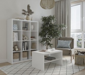 Журнальный стол Энкель 82С, тамбурат, цвет белый в Можге - mozhga.ok-mebel.com | фото 4