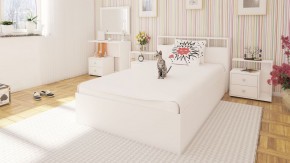 Камелия Кровать 1200, цвет белый, ШхГхВ 123,5х217х78,2 см., сп.м. 1200х2000 мм., без матраса, основание есть в Можге - mozhga.ok-mebel.com | фото 4