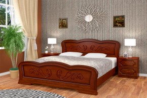 КАРИНА-8 Кровать из массива (Орех) в Можге - mozhga.ok-mebel.com | фото
