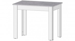 КАЙ Стол (цемент светлый/белый) в Можге - mozhga.ok-mebel.com | фото