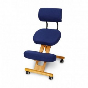 Коленный стул со спинкой Smartstool KW02В + Чехлы в Можге - mozhga.ok-mebel.com | фото 3