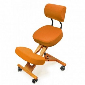 Коленный стул со спинкой Smartstool KW02В + Чехлы в Можге - mozhga.ok-mebel.com | фото 4