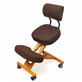 Коленный стул со спинкой Smartstool KW02В + Чехлы в Можге - mozhga.ok-mebel.com | фото 7