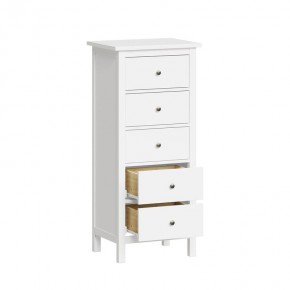 Комод 05 Кантри белый с пятью ящиками в Можге - mozhga.ok-mebel.com | фото 2