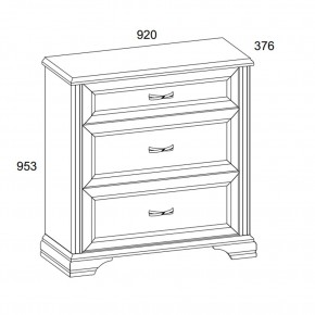 Комод 3S, MONAKO, цвет Сосна винтаж/дуб анкона в Можге - mozhga.ok-mebel.com | фото 2