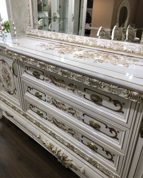Комод Алсу (белый глянец) БЕЗ Зеркала в Можге - mozhga.ok-mebel.com | фото 5