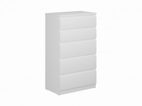 Комод КАСТОР с пятью ящиками, цвет белый в Можге - mozhga.ok-mebel.com | фото