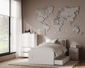 Комод КАСТОР с пятью ящиками, цвет белый в Можге - mozhga.ok-mebel.com | фото 3
