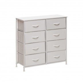 Комод Leset Линкс 8 ящ. (к/з), Каркас Белый, ящики Белые в Можге - mozhga.ok-mebel.com | фото 3