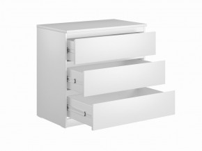Комод МАЛЬТА с тремя выдвижными ящиками, цвет белый в Можге - mozhga.ok-mebel.com | фото 3