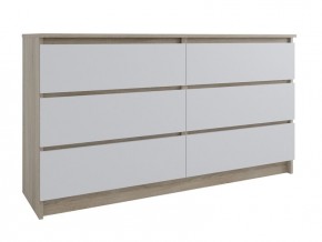 Комод МОРИ МК 1380.6 (Дуб Сонома/Белый) в Можге - mozhga.ok-mebel.com | фото