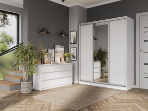 Комод с 6 ящиками 1200 "Бьянко" (Белый лофт) в Можге - mozhga.ok-mebel.com | фото 2
