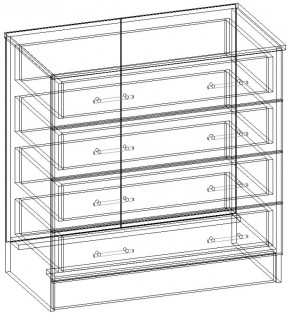 СОФИЯ Комод К800 (венге/дуб белфорт) в Можге - mozhga.ok-mebel.com | фото 3