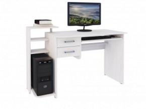 Компьютерный стол №12 (Анкор белый) в Можге - mozhga.ok-mebel.com | фото