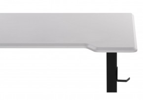 Компьютерный стол Маркос с механизмом подъема 120х75х75 белая шагрень / черный в Можге - mozhga.ok-mebel.com | фото 8
