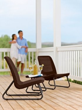 Комплект мебель Рио Патио (Rio Patio set) виски-коричневый в Можге - mozhga.ok-mebel.com | фото 3