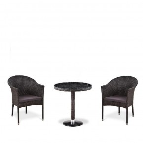 Комплект плетеной мебели T601/Y350A-W53 Brown (2+1) в Можге - mozhga.ok-mebel.com | фото