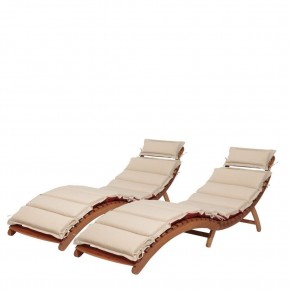 Комплект шезлонги и столик AFM-803A-T133 Beige (2+1) в Можге - mozhga.ok-mebel.com | фото 2