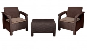 Комплект уличной мебели Yalta Premium Terrace Set (Ялта) шоколадый (+подушки под спину) в Можге - mozhga.ok-mebel.com | фото 8