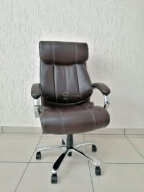 Кресло Barneo K-303 для руководителя (коричневая экокожа) в Можге - mozhga.ok-mebel.com | фото