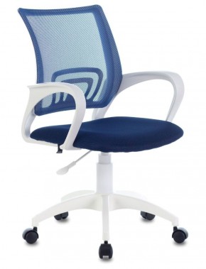 Кресло BRABIX "Fly MG-396W" (белый/темно-синее) 532399 в Можге - mozhga.ok-mebel.com | фото