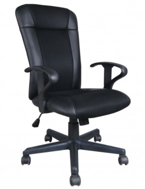 Кресло BRABIX "Optima MG-370" (экокожа/ткань, черное) 531580 в Можге - mozhga.ok-mebel.com | фото