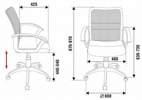 Кресло Бюрократ CH-590/BLACK в Можге - mozhga.ok-mebel.com | фото 5