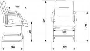 Кресло Бюрократ T-9927SL-LOW-V/BLACK в Можге - mozhga.ok-mebel.com | фото 4