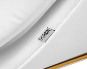 Кресло дизайнерское DOBRIN EMILY, белый винил YP17, золотое основание в Можге - mozhga.ok-mebel.com | фото 10