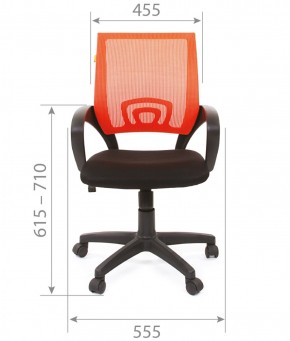Кресло для оператора CHAIRMAN 696 black (ткань TW-11/сетка TW-01) в Можге - mozhga.ok-mebel.com | фото 4