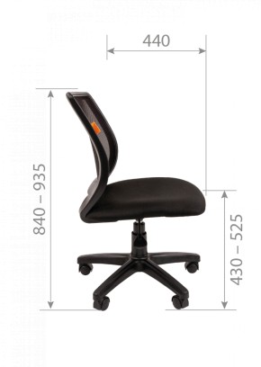 Кресло для оператора CHAIRMAN 699 Б/Л (ткань стандарт/сетка TW-01) в Можге - mozhga.ok-mebel.com | фото 7