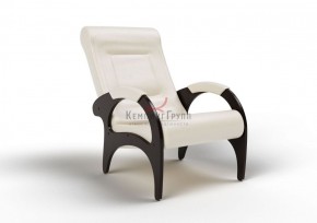 Кресло для отдыха Римини 19-К-КР (экокожа/венге) КРЕМ в Можге - mozhga.ok-mebel.com | фото 1