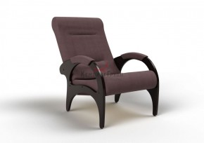 Кресло для отдыха Римини 19-Т-КМ (ткань/венге) КОФЕ С МОЛОКОМ в Можге - mozhga.ok-mebel.com | фото