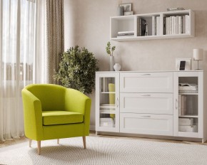 Кресло для отдыха Тунне жёлто-зелёное, ткань рогожка в Можге - mozhga.ok-mebel.com | фото 3