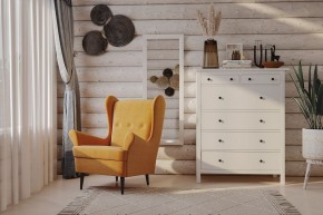 Кресло для отдыха Вало жёто-оранжевый, ткань рогожка в Можге - mozhga.ok-mebel.com | фото 3
