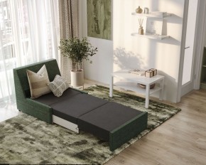 Кресло для отдыха Йоки тёмно-зелёный, ткань рогожка в Можге - mozhga.ok-mebel.com | фото 4