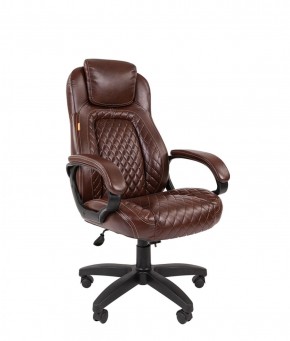 Кресло для руководителя  CHAIRMAN 432 (Экокожа коричневая) в Можге - mozhga.ok-mebel.com | фото