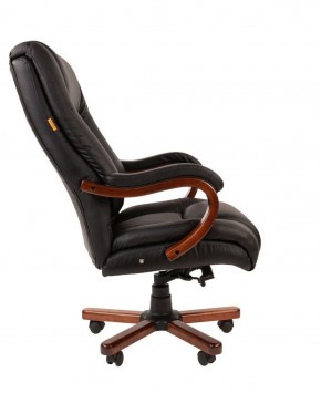 Кресло для руководителя CHAIRMAN  503 (Кожа) Черное в Можге - mozhga.ok-mebel.com | фото 3