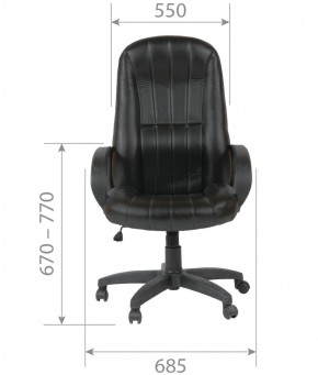Кресло для руководителя  CHAIRMAN 685 (экокожа черный) в Можге - mozhga.ok-mebel.com | фото 5