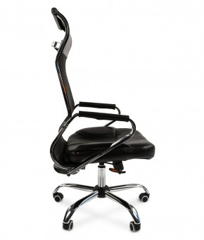 Кресло для руководителя CHAIRMAN 700 (Сетка) Черное в Можге - mozhga.ok-mebel.com | фото 3