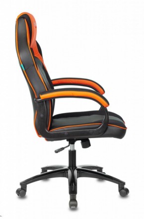 Кресло игровое Бюрократ VIKING 2 AERO ORANGE черный/оранжевый в Можге - mozhga.ok-mebel.com | фото 3