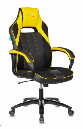 Кресло игровое Бюрократ VIKING 2 AERO YELLOW черный/желтый в Можге - mozhga.ok-mebel.com | фото